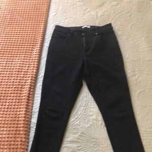 Loft curvy skinny black jeans